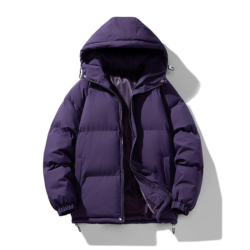 Hoodie Winter ZIp-up Thickened Cotton-padded Jacket