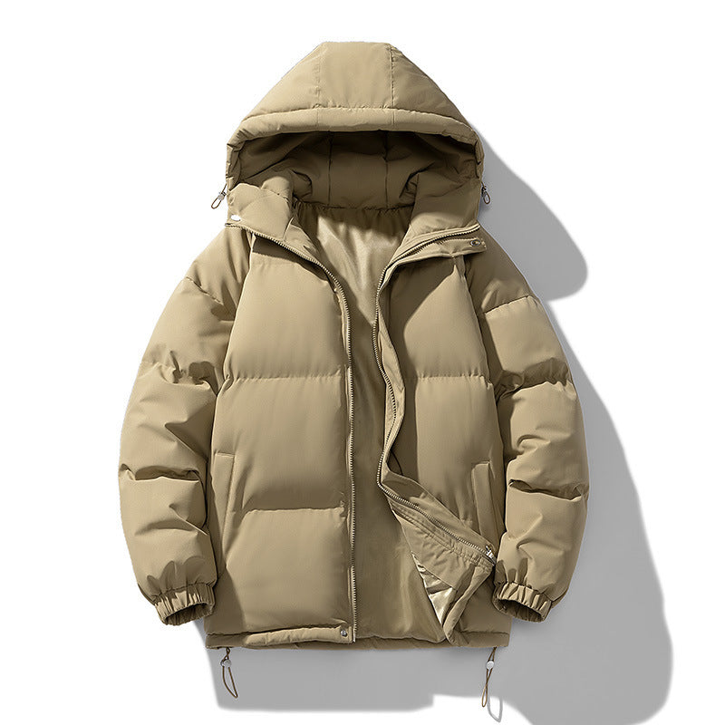 Hoodie Winter ZIp-up Thickened Cotton-padded Jacket