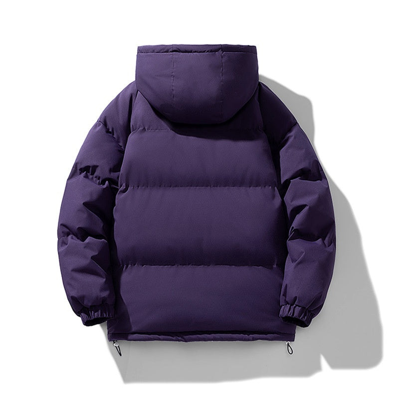 Hoodie Winter ZIp-up Thickened Cotton-padded Jacket