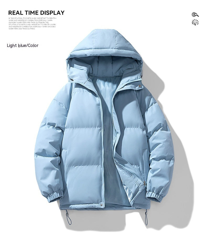 Hoodie Winter ZIp-up Thickened Cotton-padded Jacket
