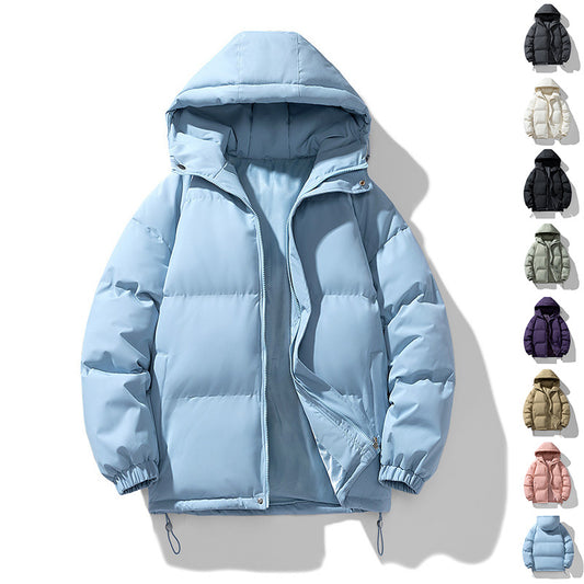 Hoodie Winter ZIp-up Thickened Cotton-padded Jacket